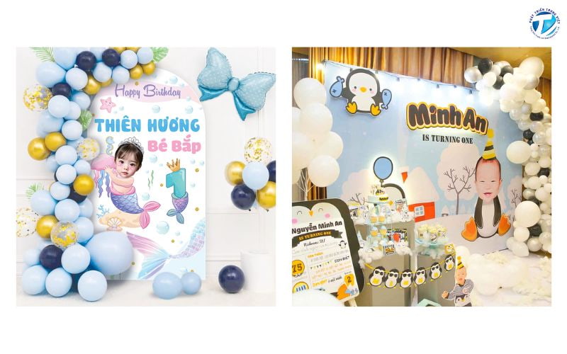 Banner sinh nhật cho bé